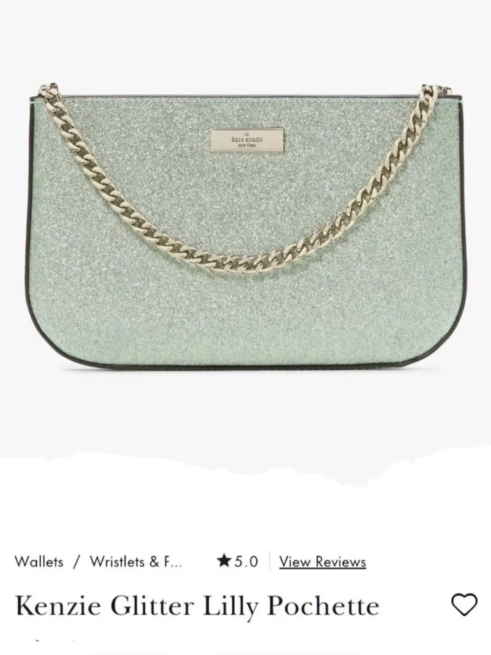 Kate Spade Kenzie Glitter Lilly Pochette